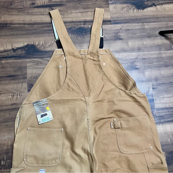•NEW• Carhartt Duck Bib Canvas Overalls Size 50x30 - Picture 6 of 10